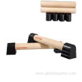 Wood parallettes push up bar